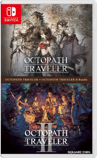 Octopath Traveler 1 & 2 Bundle As Version Physical Cartridge games