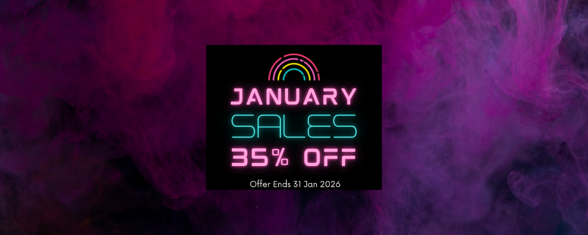 January Sales 35 % off until 31 of January 2025