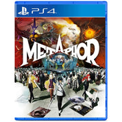 PS4 game cover for 'Metaphor Fantazio' with colorful artwork and characters.