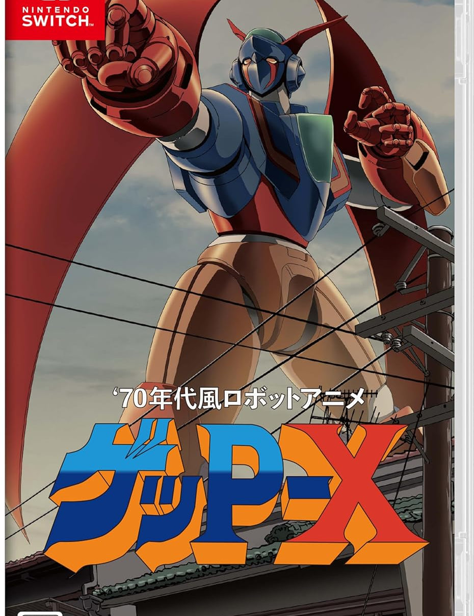 Cover of a Nintendo Switch game titled 'GPX' featuring a robot character.