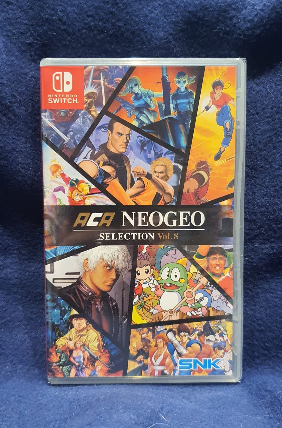 ACG NeoGeo Selection Vol. 8 game case for Nintendo Switch on a blue background