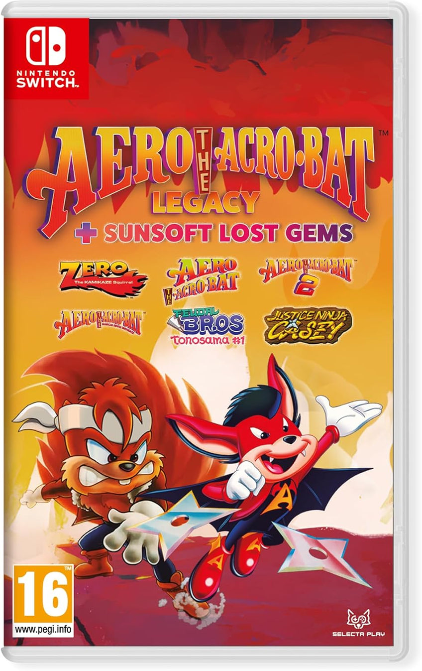 Aero The Acro Bat Legacy + Sunsoft Lost Gems Edition Switch – Bazaar ...