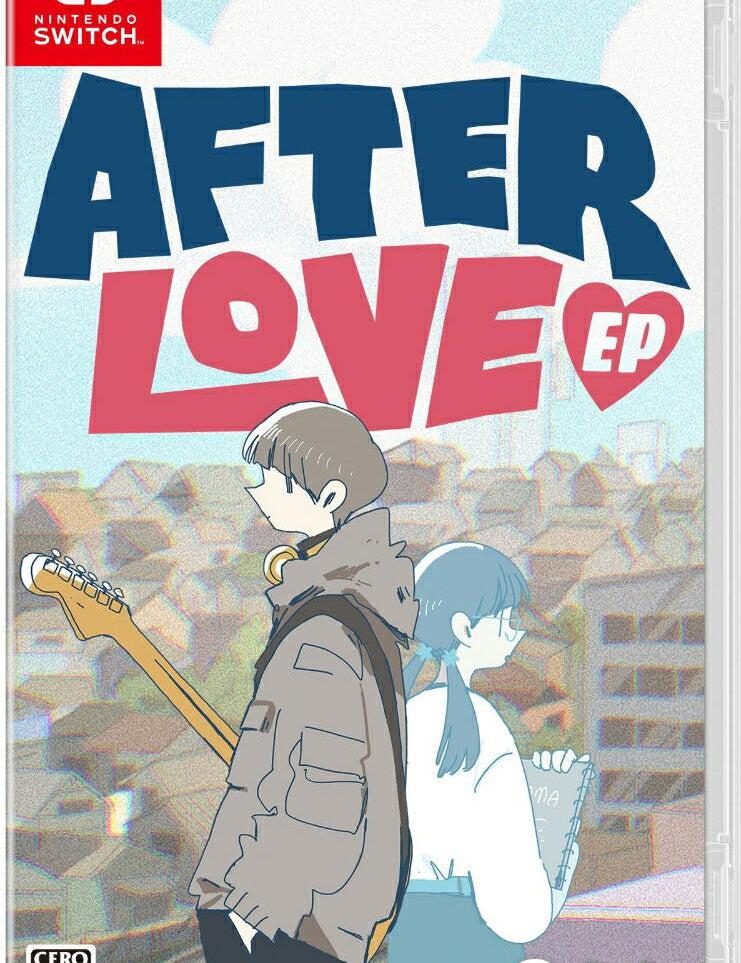 Game cover for 'After Love EP' on Nintendo Switch with two characters and a guitar.