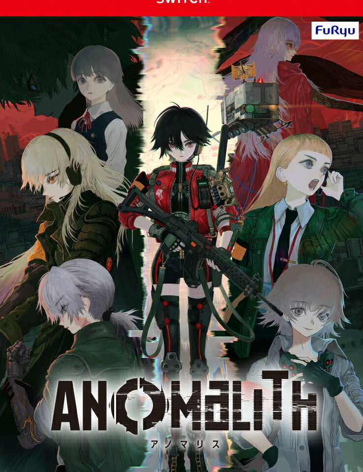 Game cover for 'Anomalth' on Nintendo Switch with animated characters and red banner.