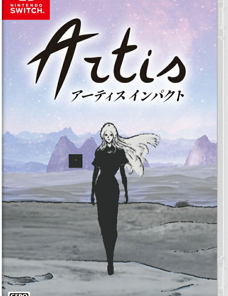 Game box for 'Artis' on Nintendo Switch with a character illustration and landscape.