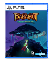 PlayStation 5 game case for 'Bahamut and the Waqwaq Tree' with a fantasy design.