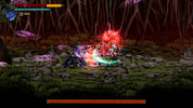 Action-packed scene from a video game with characters engaged in combat.