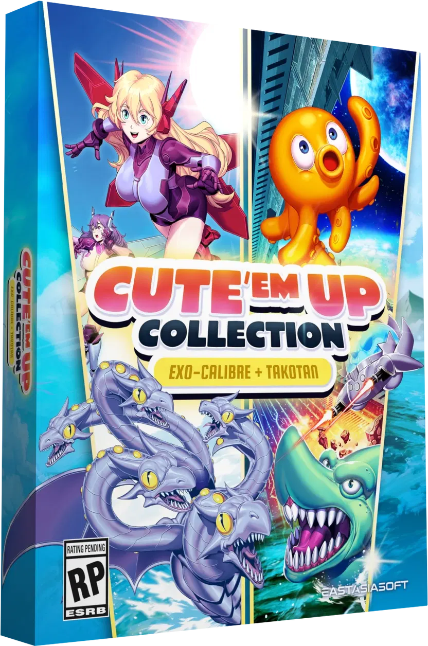Cute 'em Up Collection packaging with characters and branding