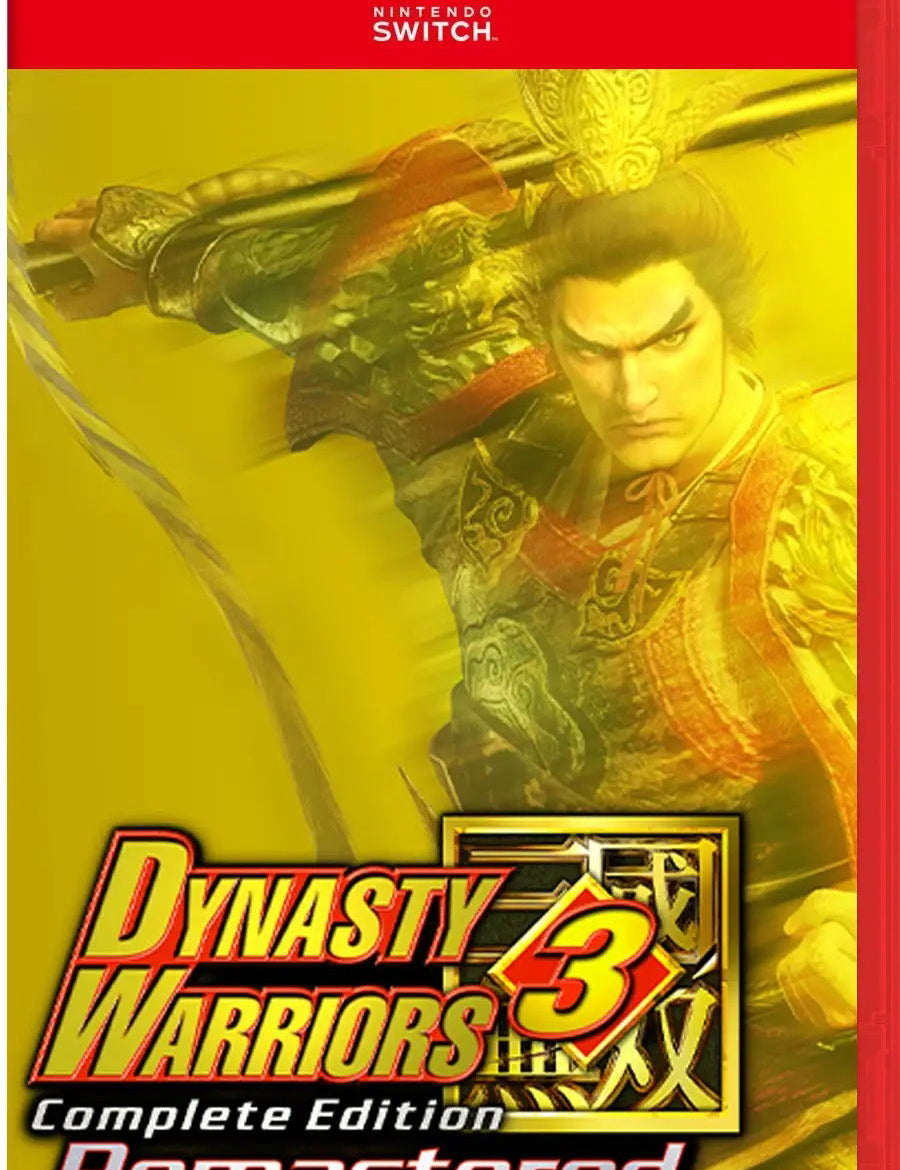 Dynasty Warriors 3 Complete Edition Remastered game case for Nintendo Switch