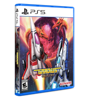 PlayStation 5 game disc for 'Gradius Origins' with Konami branding