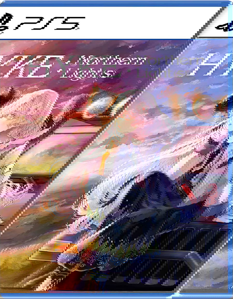 Game cover for 'HYKE: Northern Lights' on PS5 with an anime-style character and colorful background.
