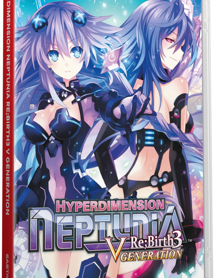 Game case for 'Hyperdimension Neptunia Re;Birth3 Generation' on Nintendo Switch with two characters on the cover.