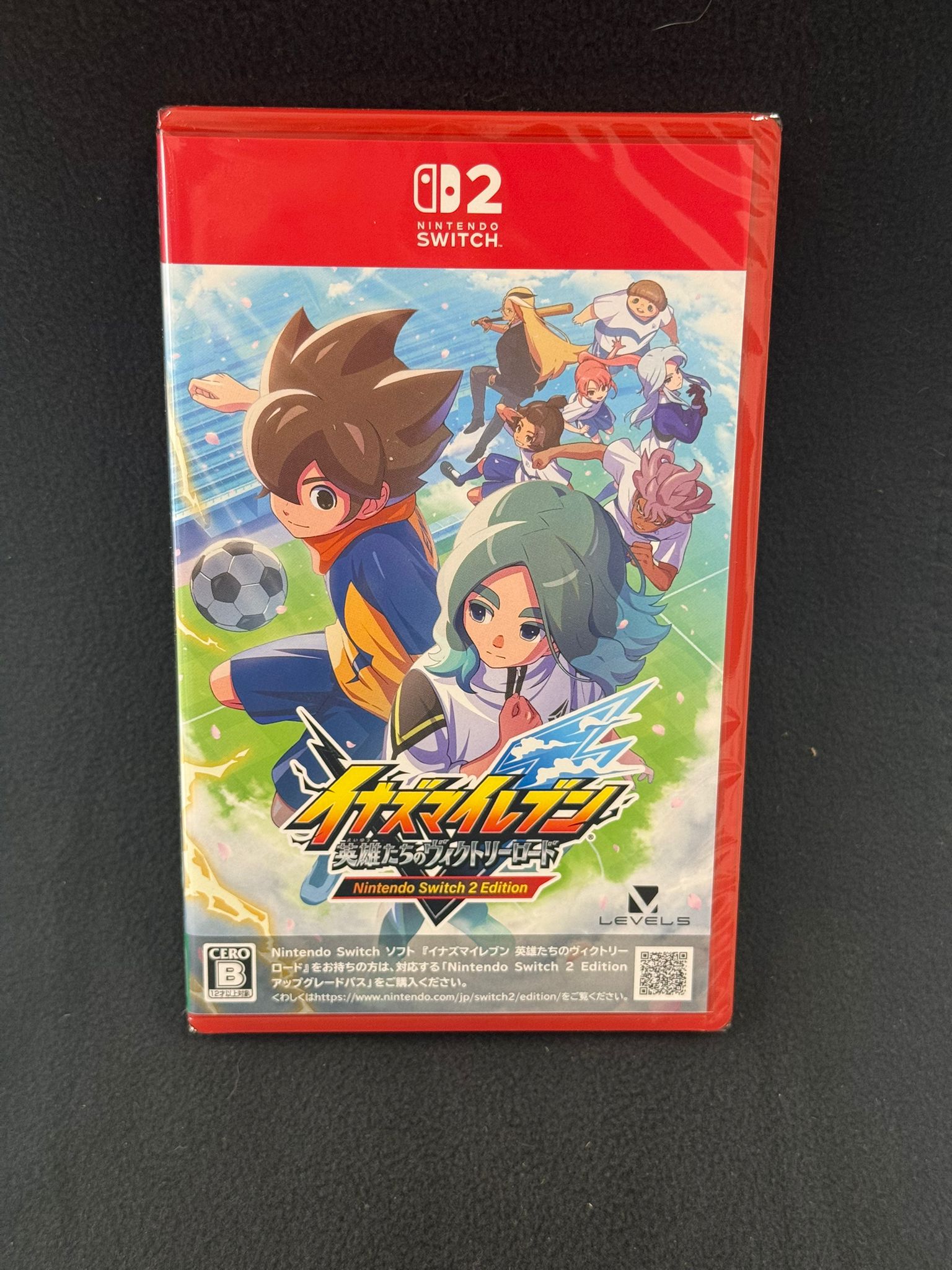 Nintendo Switch game case with colorful artwork on a black background