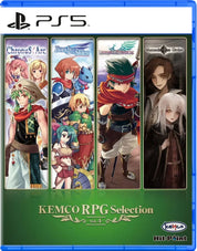KEMCO RPG Selection Vol. 4 packaging with character images and PS5 logo