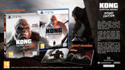 Kong: Survivor Instinct game packaging with cover and book on a dark background
