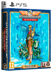 PS5 Collector's Edition game box for Operation High Jump: The Fall of Berlin, featuring illustrated cover art with a central character in a blue icy setting and PS5 branding at the top.