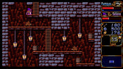 Screenshot of a retro-style dungeon crawler game with character health and inventory on the right.