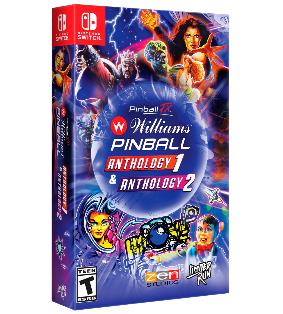 Pinball FX Williams Pinball Anthology Volume 1 & 2 Switch LRG