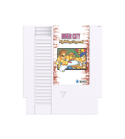 Video game cartridge with 'River City Fighting Legend' artwork on a white background