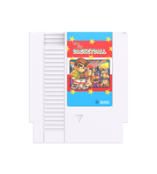 Nintendo Entertainment System (NES) game cartridge for 'Wario Basketball' on a white background