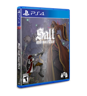 PlayStation 4 game case for 'Salt and Sanctuary' on a white background