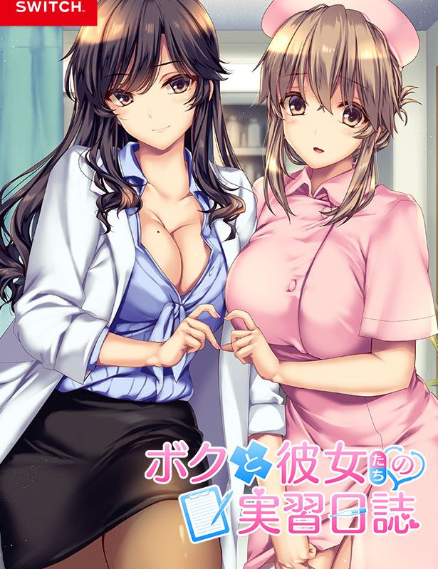 Cover of a Nintendo Switch game featuring two animated characters in uniforms.