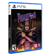 PlayStation 5 game disc for 'The Phantom' with a stylized cover featuring a character holding guns.