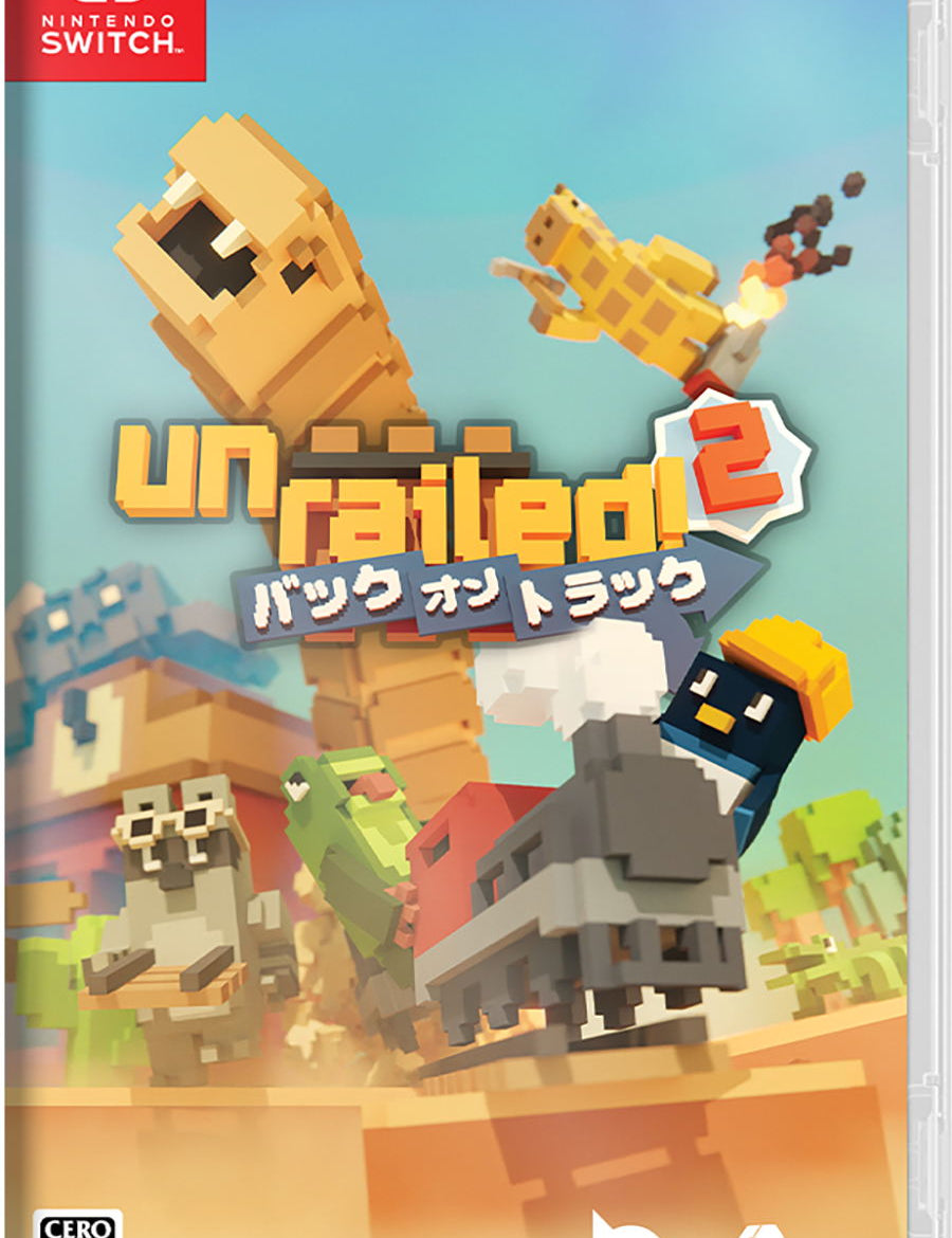 Unraveled 2 game cover for Nintendo Switch with colorful characters on a blue background