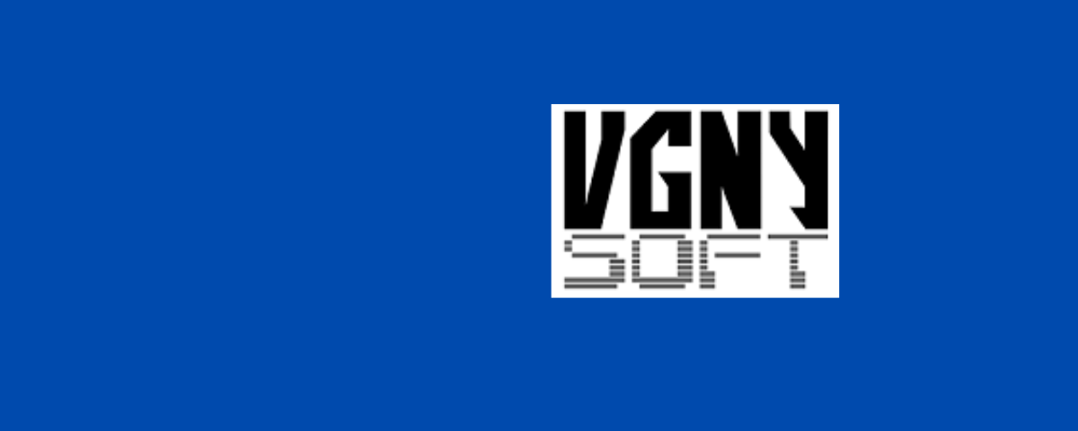 Logo Vgny soft american publisher of physical games mobile version