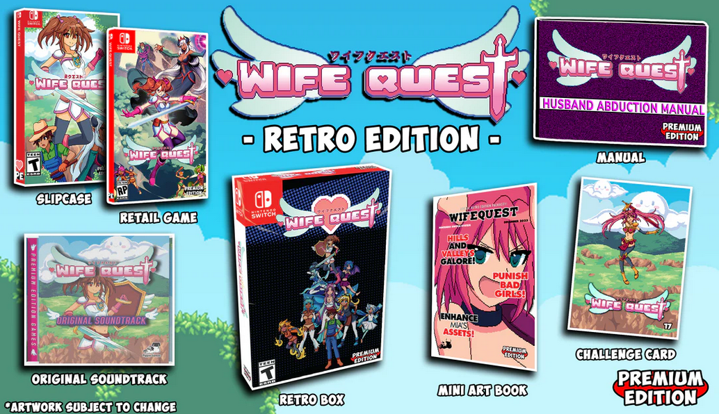 Wife Quest Retro Edition switch