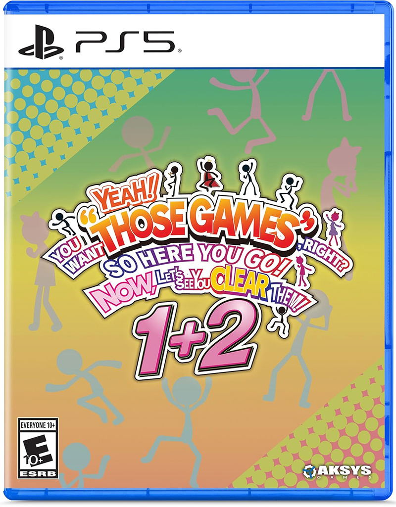 PlayStation 5 game case for 'Yeah! Those Games' with colorful design and PS5 branding.