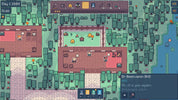 Top-down view of a game map with characters and objects