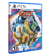 GEX Trilogy game case for PS5 with colorful design and character illustration