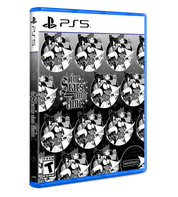 PlayStation 5 game case for 'In Stars and Time' with black and white character illustrations.