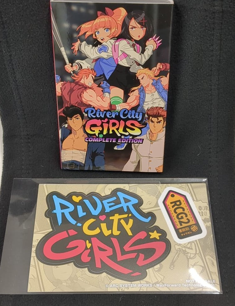 River City Girls Complete Edition packaging with character illustration on a black background