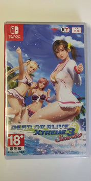 Dead or Alive Xtreme 3 Scarlet Nintendo switch front cover 