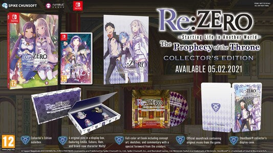Re ZERO-The-Prophecy-of-the-Throne-Collector's-Edition-NSW-bazaar-bazaar