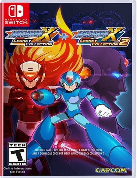 Mega Man X Legacy Collection 1+2 NSW front cover