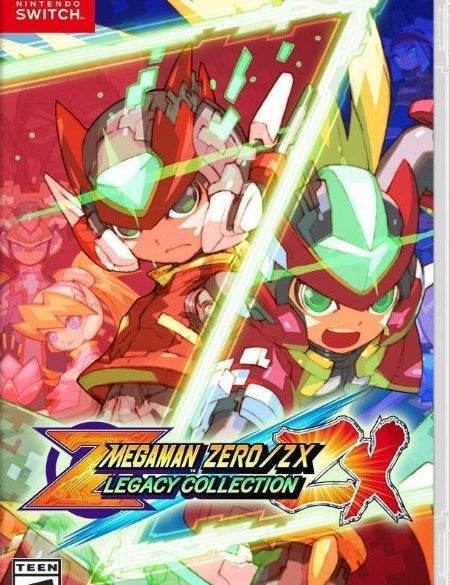 Mega Man Zero Zx Legacy Collection NSW front page