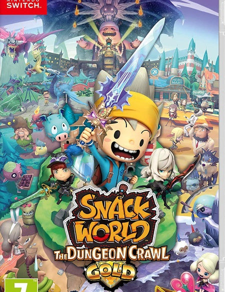 Snack World The Dungeon Crawl - Gold (Nintendo Switch) front cover